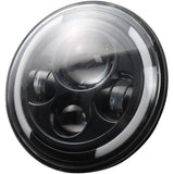 LED Headlight 150W Round LED Headlamp H4 H13 6500K Waterproof Low Beam, 150W, 7 in