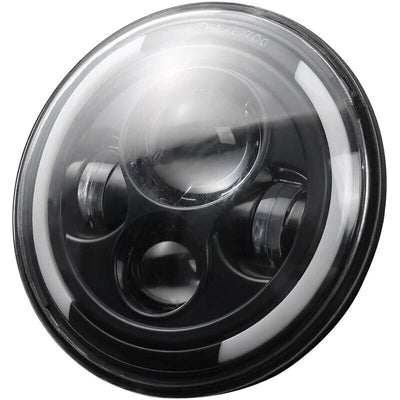 LED Headlight 150W Round LED Headlamp H4 H13 6500K Waterproof Low Beam, 150W, 7 in