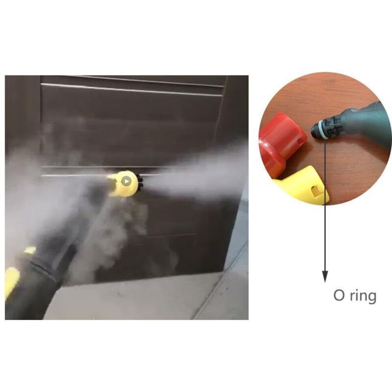 10 Pcs Rubber O Compatible with Karcher SC2 SC3 SC4 SC5 CT10 Steam Cleaner Black, Rings