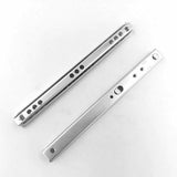 2 Pcs Glissieres of Drawer a Roulement a Billes in Steel Lamine a Cold X, L, 342, 33 cm, 17 mm - Top-Down View