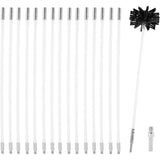 Kit of Ramonage Stove Pellet Adjustable Brush Cleaning of Chimney Conduits 15 Cannes of Kit for of Stove a Granules Tool for Cheminees, 6m, 100mm