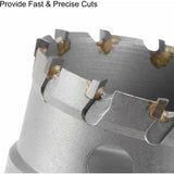 Fraise Trepan in Carbure of Scies Cloches for Tole in Steel Stainless Pas of Limite of Rod Triangulaire Antiderapante, 60 mm