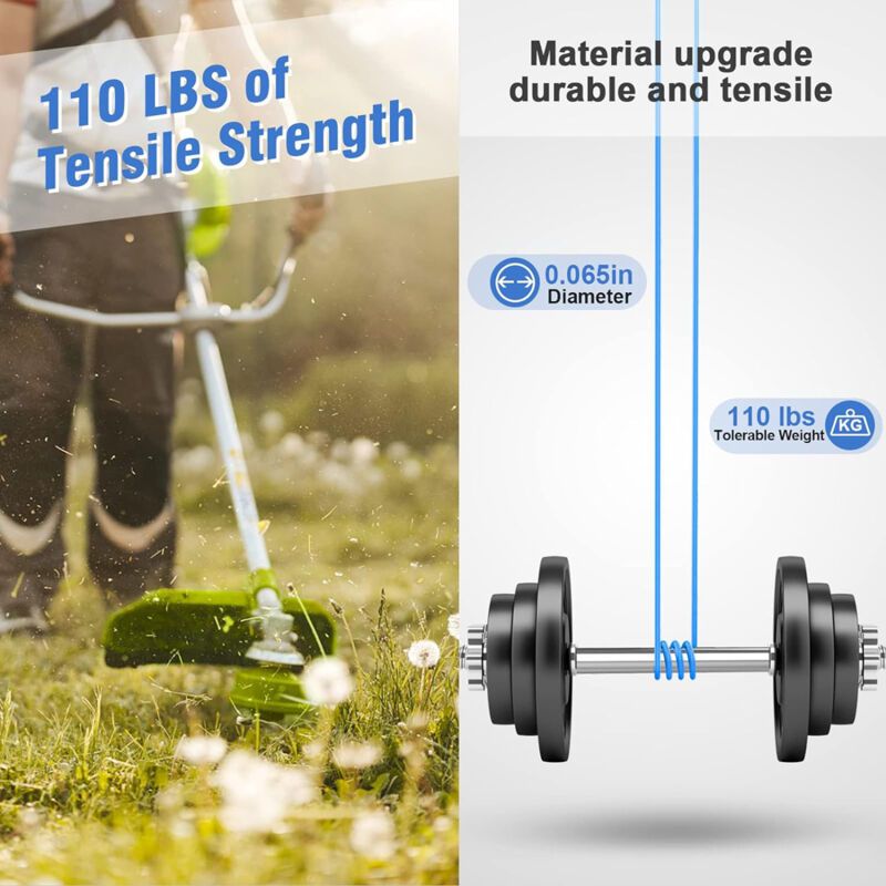 10 Packs Coil of Spare Compatible with Ryobi One and AC14RL3A, Compatible with Cutting - Edge Inch for Ryobi