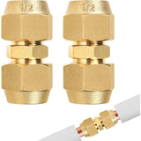 2 Pcs Rallonges of Hose in Copper of Climatisation Pas of Soudure Necessaire Accessories of Climatisation, 0.5 in