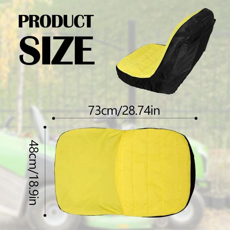 Cover of Siege for Mower and Tractor, LP92334 Cover of Siege for Tractor of Mower A Lawn John Deere and Sieges Gator Weather Resistant Up to, 45.7cm