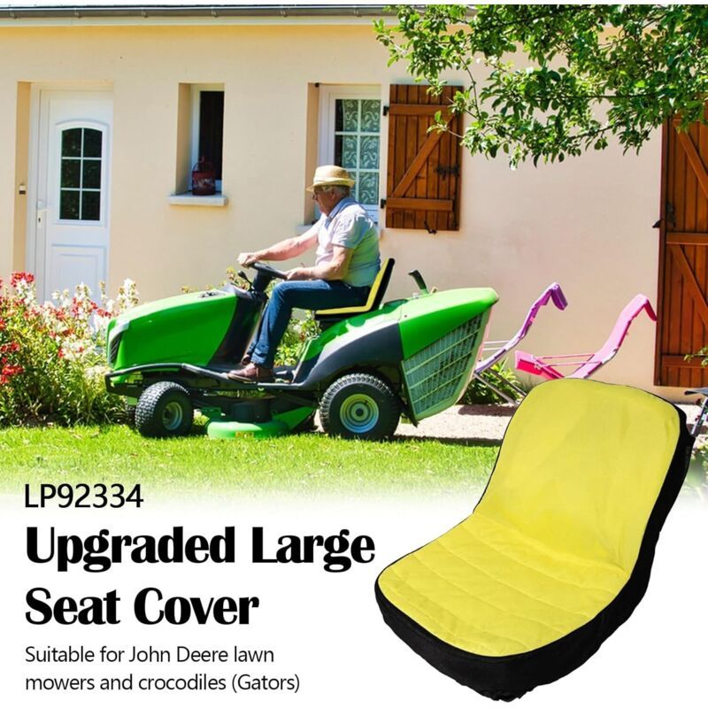 Cover of Siege for Mower and Tractor, LP92334 Cover of Siege for Tractor of Mower A Lawn John Deere and Sieges Gator Weather Resistant Up to, 45.7cm
