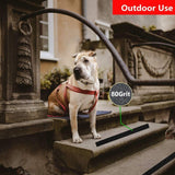 10 Pcs Bandes Antiderapantes X Slip for Outdoor Tape Adhesive Anti-Adhesive Abrasif a High Adherence for Marches of Escalier., 30 in, 4 in - Side View