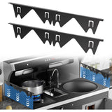 Paires Couvercles of Fente of Cuisiniere Longueur of 35 a N, Retractables Resistants a the Heat, 70 cm