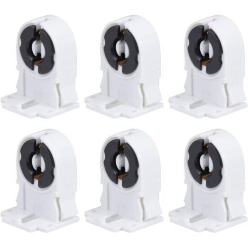 20 Pcs Douilles for Lampes Fluorescentes Non Pontees Douille of Lamp Douille Tombstone Type a Screws T8 and G13