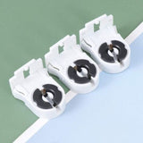 20 Pcs Douilles for Lampes Fluorescentes Non Pontees Douille of Lamp Douille Tombstone Type a Screws T8 and G13 - Side View