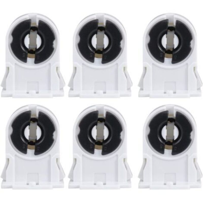 20 Pcs Douilles for Lampes Fluorescentes Non Pontees Douille of Lamp Douille Tombstone Type a Screws T8 and G13
