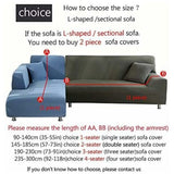 Cover of Corner Sofa with Armrests of Sofa Sofa of Protection Expandable in Shape of L Blue, Lake Double Please Buy Two Pieces, 145185cm - Top-Down View
