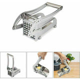 Stainless Steel French Fry Cutter for Potatoes and Vegetables for Home and Commercial Use - Top-Down View