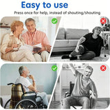Elderly Person Alarm Bracelet Sick, and Disabled Wireless Home Alarm Suitable for the Elderly Wireless Home Alarm System - Top-Down View