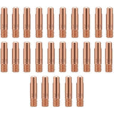 25 Pcs Contact of Nozzles of for Nozzle a Gas and Gas Without Torch of Welding MIG and MAG Consumables a MIG Welder MIG