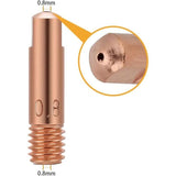 25 Pcs Contact of Nozzles of for Nozzle a Gas and Gas Without Torch of Welding MIG and MAG Consumables a MIG Welder MIG - Front View