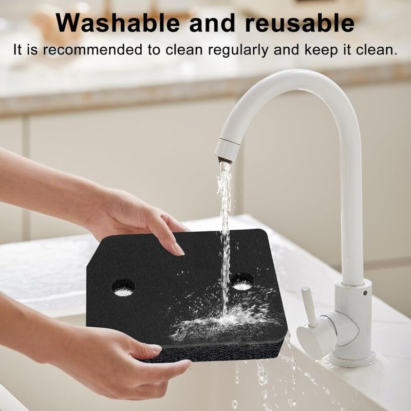 Pieces Filtres for Seche Linge Compatible with Miele T1 Filter of Base in Foam 9164761 Filter Eponge of Spare a Pump a Hea, 207 X 157 X 30 mm, 30 mm