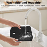 Pieces Filtres for Seche Linge Compatible with Miele T1 Filter of Base in Foam 9164761 Filter Eponge of Spare a Pump a Hea, 207 X 157 X 30 mm, 30 mm - Top-Down View