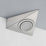 Set of Triangles LED for Furniture of Kitchen Cold White - Front View