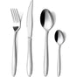 24, Fork and Spoon Dishwasher Safe Piece Stainless Steel Cutlery Set for 6 People with Straight Handles Elegant Cutlery Set Including Knife