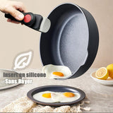 Removable Handle for Pans and Pots, 10kg Holder Detachable Handles Locking Handle and Serrated Mouth - Side View