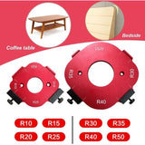 2 Pcs Router Jigs for Wood, Worktop Jig Arc Angle Positioning Jig 1, Router Jigs for R10 R15 R20 R25 R30 R35 R40 R50 Routers, 4 in