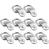 10 Pcs Hooks of Arrimage in Shape of D for Car Truck, Bateau Remorque, Cargaison Anneaux in D Tres Resistants