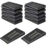 36 Pcs Furniture Leveling Wedges Black, Slip Tables, Chairs Cabinets, Waterproof and Non-Stackable for Furniture Made of Flexible Plastic