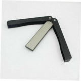 Folding Diamond Pocket Sharpener Double, Pruning Shears Loppers and Knives Sided Sharpening Stone for Scissors