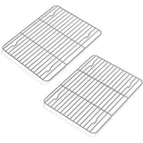 2 Pcs Stainless Steel Cooling Racks Dishwasher Safe Baking Wire Racks, 30 X 23 cm, 23 cm