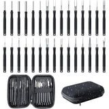 30 Pcs Extracteur of Cosses Compatible with the Plupart of Terminaux of Connecteurs - Black Tools of Retrait of Terminal