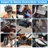 30 Pcs Extracteur of Cosses Compatible with the Plupart of Terminaux of Connecteurs - Black Tools of Retrait of Terminal