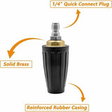 040 Pcs Nozzle Rotary High Pressure Tips of Nozzle Rotary Turbo of 3600 Lb and Po2 - Front View