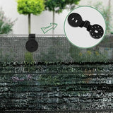 100 Pcs Clips for Shade Cloth Shading Net Clips of Mounting Anti-UV Treated for Brise Vue Clips of Mounting for Tarp for Cloture - Front View