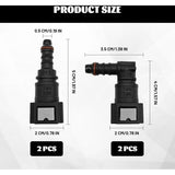 to Fuel Hose Connector Fuel Hose Diesel Hose Quick Diesel Connector Quick Fuel Connector for Diesel, 7.89mm, 8mm