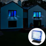 Dummy TV Simulator with 12 LEDs and 3 Selectable Programs Energy, Efficient with Timer Complete with Mains Adapter for Use as a Burglar Deterrent - Top-Down View