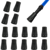 15 Pcs Rubber Protective Tips Trekking Poles Pole Tip Caps for Nordic Walking Poles Gravel Protectors for Mountain Hiking