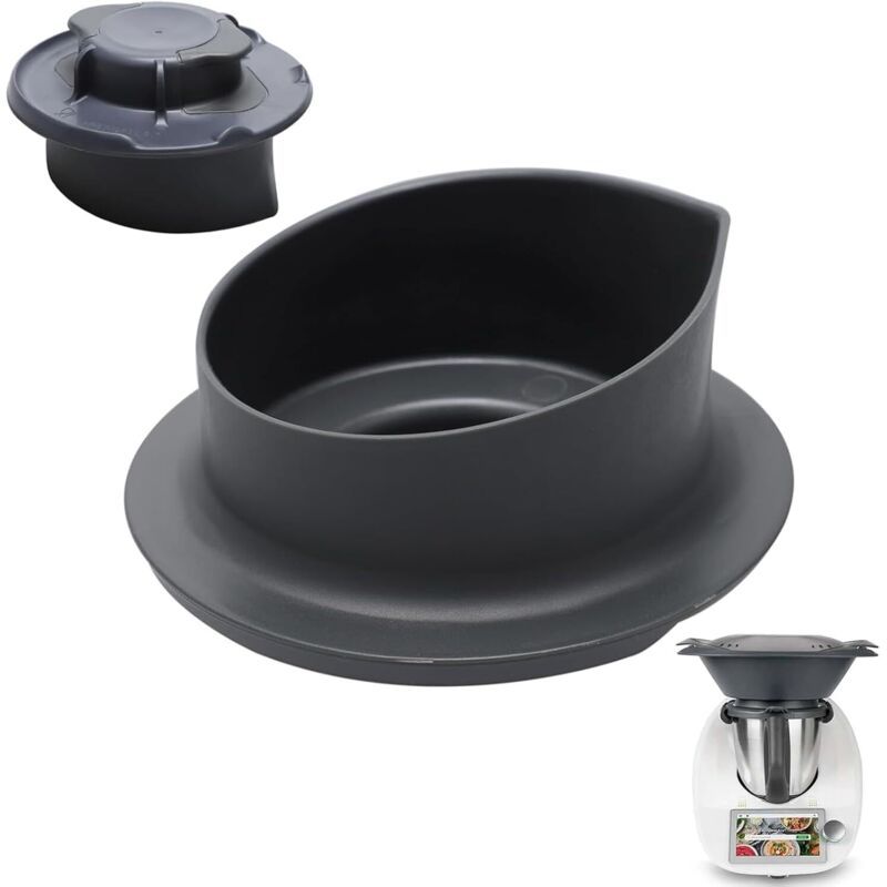 Measuring Cup Mix Compatible with Thermomix TM5 TM6, Removable Measuring Cup Cover with Graduations of 100 Ml and 50 Ml