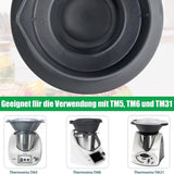 Measuring Cup Mix Compatible with Thermomix TM5 TM6, Removable Measuring Cup Cover with Graduations of 100 Ml and 50 Ml - Side View