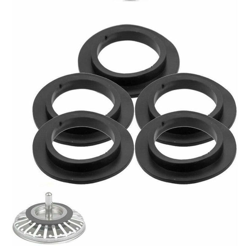 5 Pcs Seals of Etancheite for Drain of Bathtub Washbasin, Seal a Levre Washbasin of Bathroom Seal in Rubber for Filter a Panier