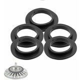 5 Pcs Seals of Etancheite for Drain of Bathtub Washbasin, Seal a Levre Washbasin of Bathroom Seal in Rubber for Filter a Panier