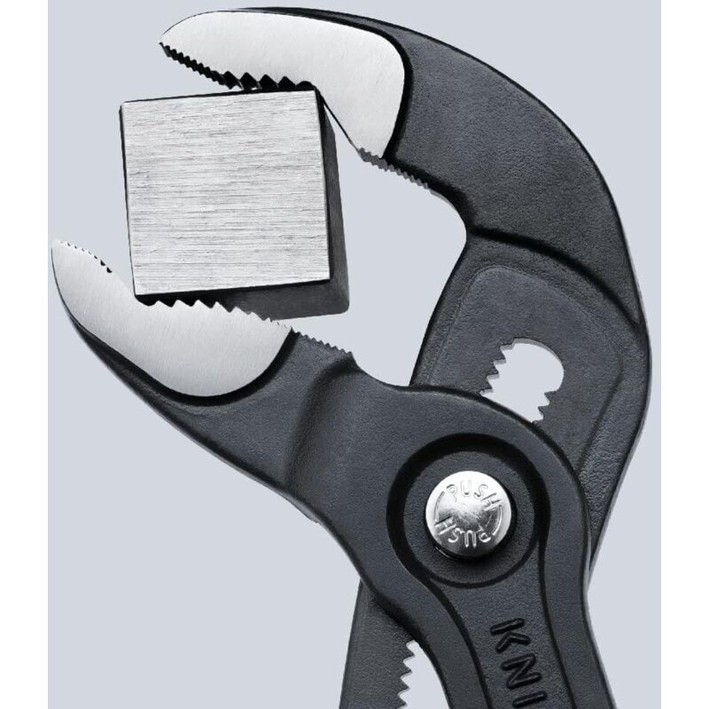 Multi Self-Locking Clamping, Grip Clamp Nuts Up to Hoses Up to Fine Adjustment Via Push Button, 250 mm, 46 mm, 50 mm