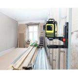 Magnetic Wall Thread Mounting Randomly Selected Style Mounted Holder for Laser Level, 0.25 in - Top-Down View