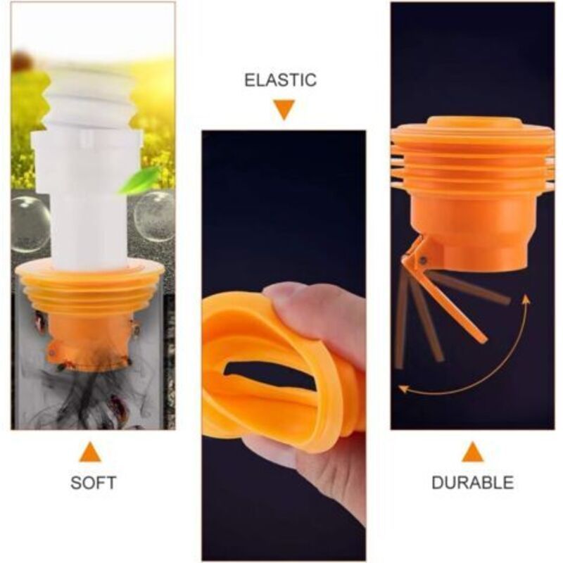 Clapet Anti-Orange Retour Anti-Odeur in Silicone for Machine a Laver and Bathroom
