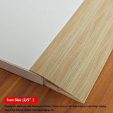 PVC Threshold Ramps Self-Wide Drop, Carpet Flooring, and Parquet Threshold Reducers Adhesive Floor Transition Strips, 5 cm, 710 mm - Side View
