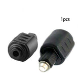 Female to Mini Optical Male Digital Audio Adapter, 3.5mm - Side View