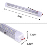 Tube LED Tube T5 LEDBlanc Cold 6000K, IP45 Reglette Waterproof LED Cave, Bathroom Desk Ecl Sous Floor Tube Low Tension LED - Front View