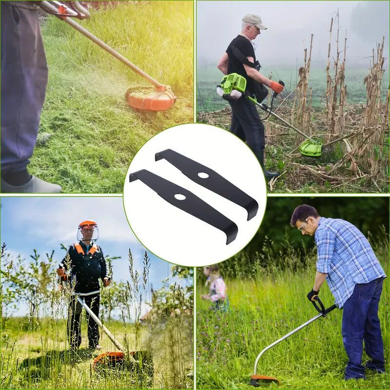 Spare Blade with 2 Teeth Bore, Thickness Cutting Edge Length Special Bramble Blade for Brush Cutter, 310 mm, 25.4 mm, 3 mm