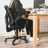 Roulette for Chair of Desk White, Wheel of Spare 11 and Set 5 Casters for Chair Silent Foot of Seat for Hard Floor, 50 mm - Front View
