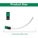 Parts Adapter of Bottle with Hose for High Pressure Pistols Transparent, Adapter of Extension of Spare for Bottle of Cola - Front View
